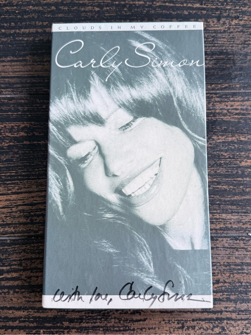 **SIGNED COPY** Carly Simon 'Clouds in My Coffee' 1995 CD set